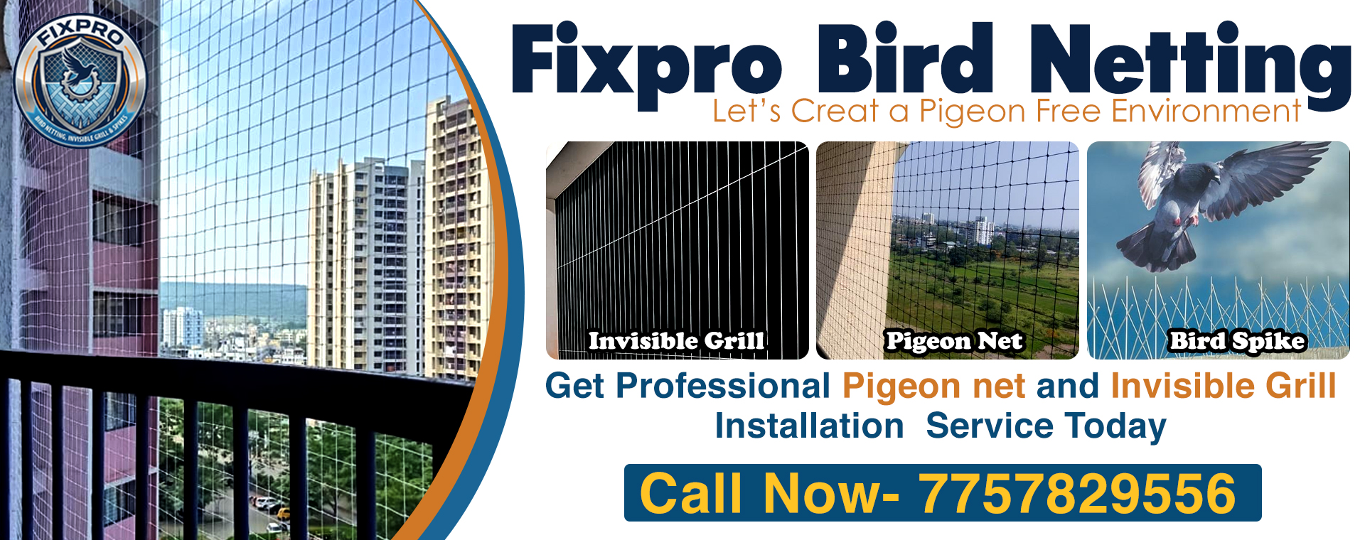 FixPro Bird Netting Banner
